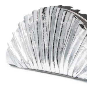 Brand New Cult Gaia Nala mini silver clutch bag